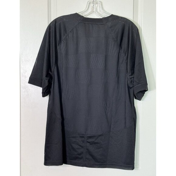 Fabletics The Rec Mesh Tee Mens XL Black Crew Neck - Picture 4 of 10